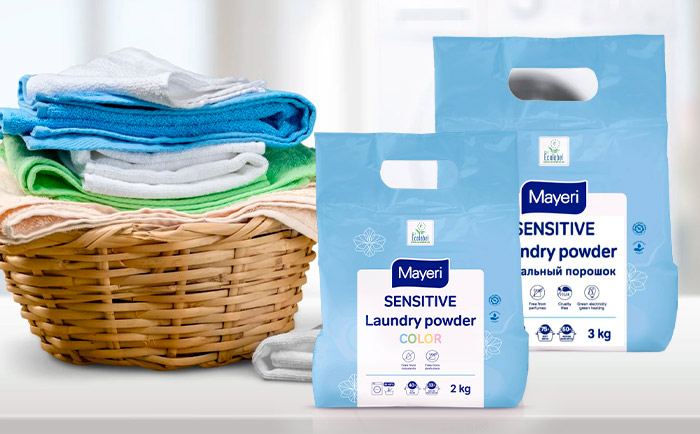 Встречаем новинку. Порошок для стирки Sensitive Mayeri.