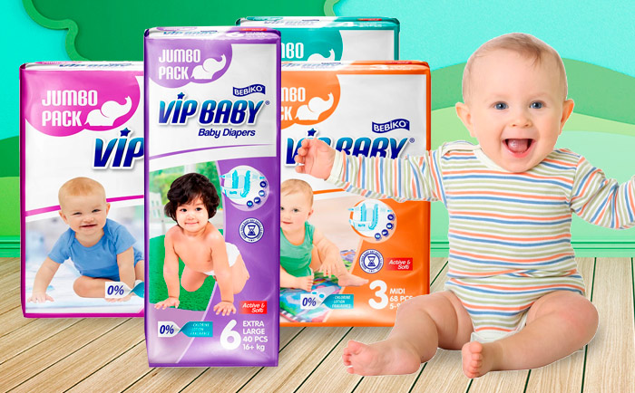 Подгузники для детей Vip Baby