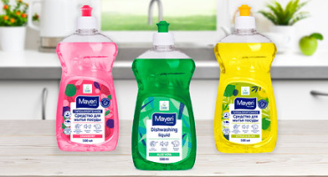 Средство для мытья посуды Mayeri All-Care. НОВИНКА