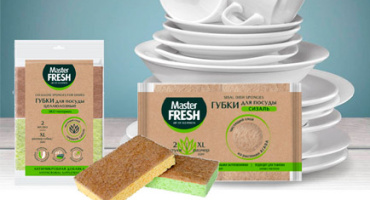Губки для посуды из агавы целлюлозные