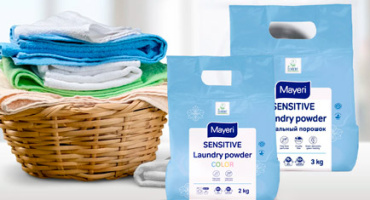 Встречаем новинку. Порошок для стирки Sensitive Mayeri.