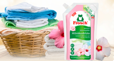 Кондиционер для белья Frosch с экстрактом гибискуса