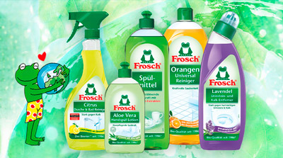Бытовая химия Frosch на все случаи жизни