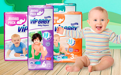 Подгузники для детей Vip Baby