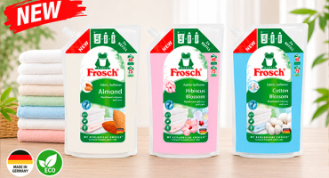 Новые экономичные упаковки кондиционеров Frosch 1500 мл